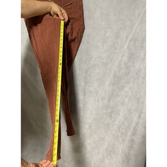 J Crew Pants Men 32x31 Rust 484 Slim Fit Pinwale Corduroy Velvet Casual Academia - Picture 6 of 10